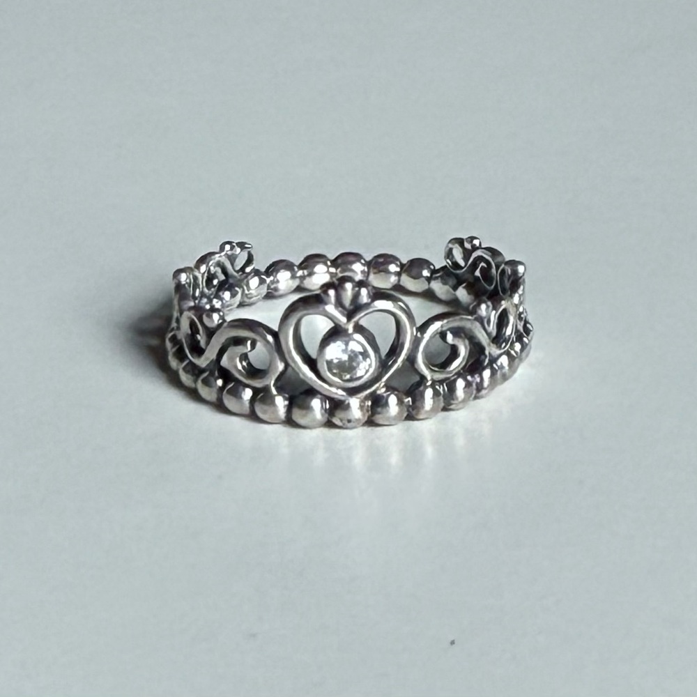 Pandora Silver Crown-Inspired Ring